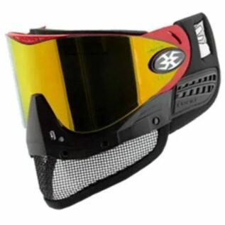 Empire E Mesh Goggle - Red With Fire Thermal Mirror Lens