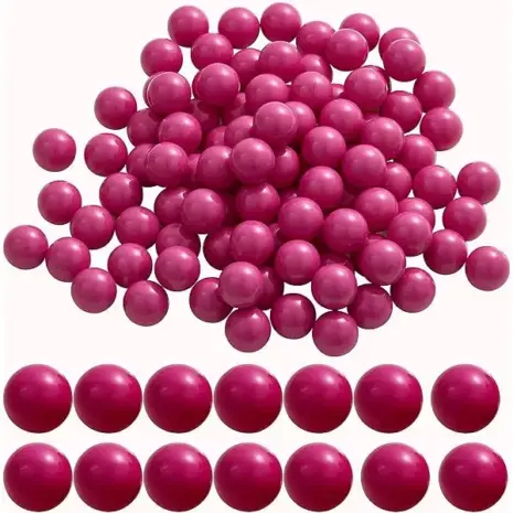 Self Defense Pepper Balls (10 Pack) - magenta balls arranged in a pile and rows Self Defense Pepper Balls (10 Pack) - magenta balls arranged in a pile and rows