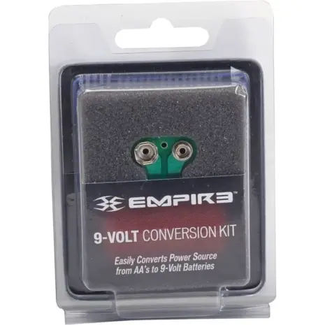 Empire 9 Volt Conversion Kit - Empire 9-volt conversion kit in clear retail packaging Empire 9 Volt Conversion Kit - Empire 9-volt conversion kit in clear retail packaging
