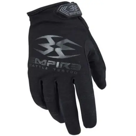 Empire Battle Tested Sniper Gloves - back view of black fabric glove Empire Battle Tested Sniper Gloves - back view of black fabric glove