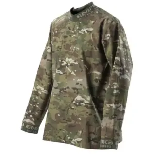 Empire BT THT Freedom ETACS Paintball Jersey - camouflage long-sleeved jersey shown at an angle