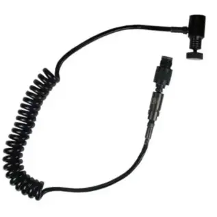 Empire Remote Coil With Quick Disconnect - black coiled hose with quick disconnect fittings