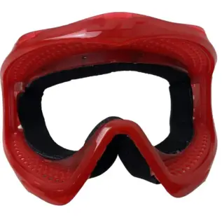 JT Premise Red Goggle Frame - red goggle frame with black inner padding