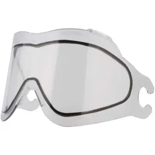 JT QLS Thermal Goggle Lens - clear goggle lens with black seal