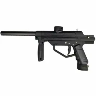 JT Stealth Paintball Marker - side view of black paintball marker