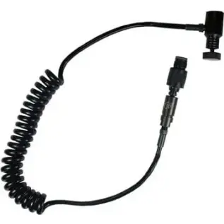 Tippmann Paintball Ammo - Connex Remote Line - black coiled remote line with fittings