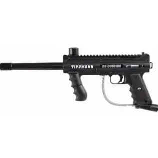 Tippmann Paintball Marker - Custom ACT - 98 - side view of black 98 Custom marker