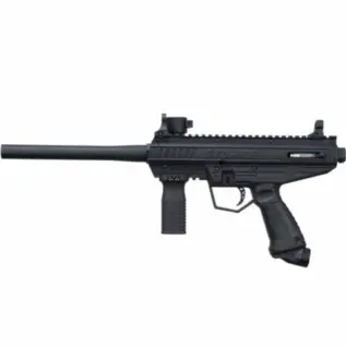 Tippmann Stormer Basic Marker .68 Cal - side view of black Stormer marker