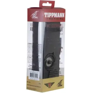 Tippmann Tactical Odin Speed Loader - Black,Silicon Noise Buffer - black Odin speed loader in clear Tippmann retail packaging