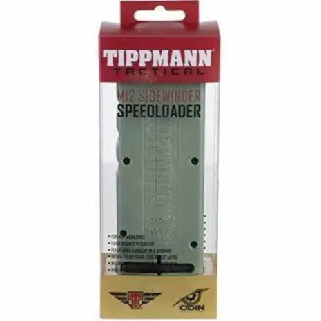Tippmann Tactical Odin Speed Loader - Grey,Silicon Noise Buffer - grey speedloader in Tippmann Tactical retail packaging Tippmann Tactical Odin Speed Loader - Grey,Silicon Noise Buffer - grey speedloader in Tippmann Tactical retail packaging