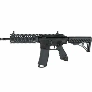 Tippmann Tmc .50 Cal Magfed - Black - side view of black magfed marker