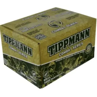 Tippmann Yellow Paintballs Box 2000 - yellow Tippmann Combat Series paintball box