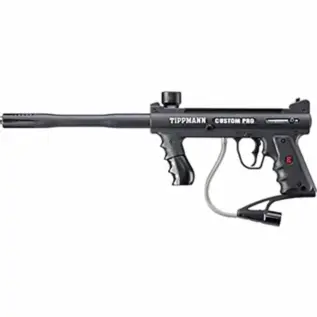 Tippmann 98 Custom E-Grip Kit - black Custom Pro marker showing electronic grip