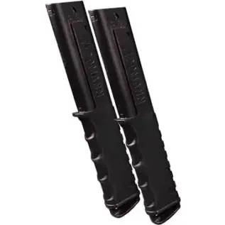 Tippmann TiPX Paintball Pistol Extended Magazines (2 Pack) - two black extended magazines
